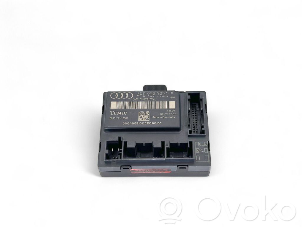 Audi A6 S6 C6 4F Door control unit/module 