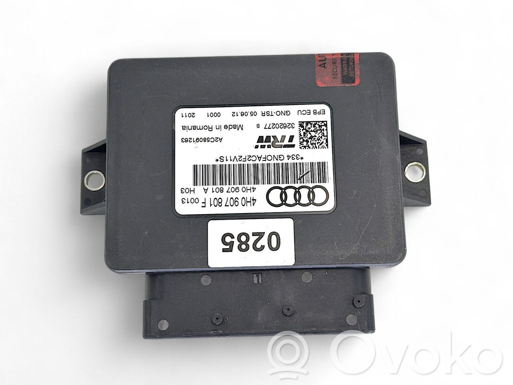 Audi A6 S6 C7 4G Hand brake control module 