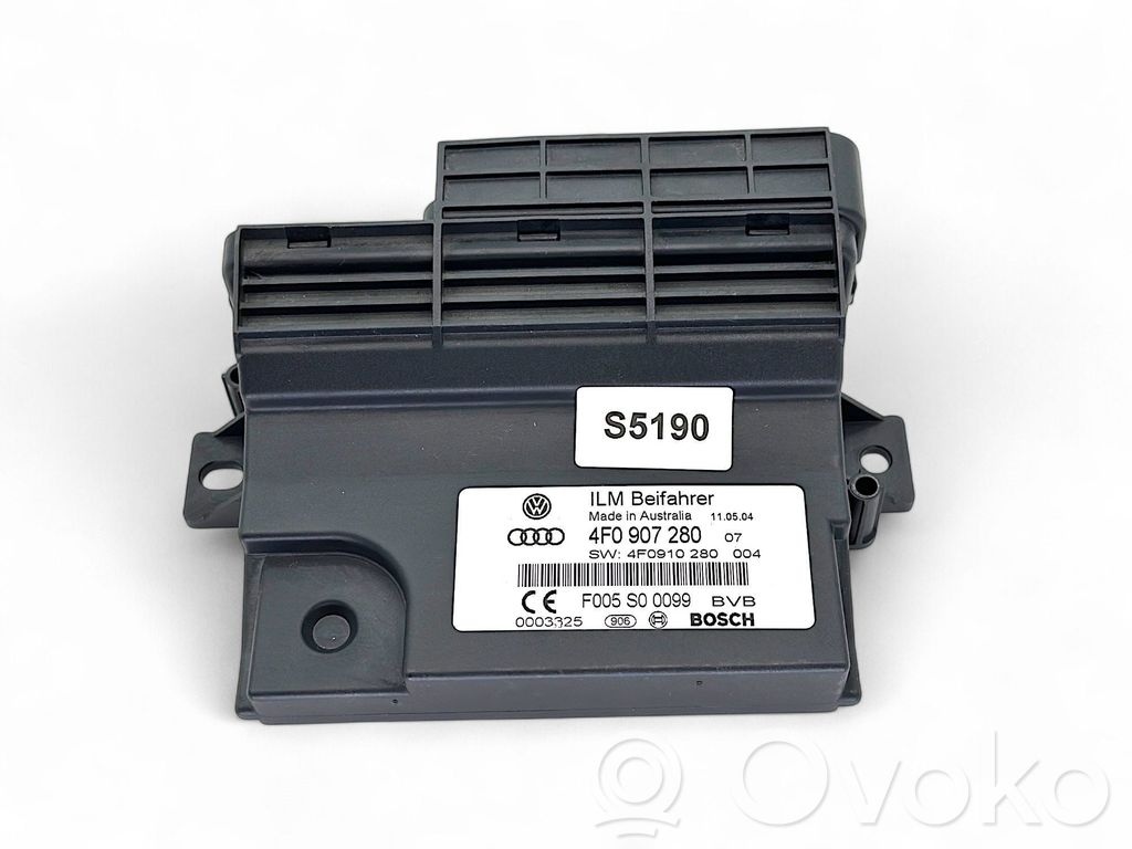 Autres unités de commande / modules   4F0907280,4F0910280,F005S00099