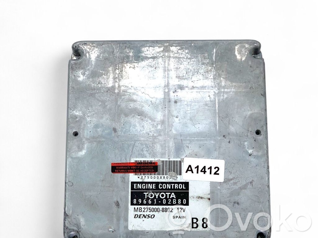 Engine control unit/module   8966102B80,MB2750008802,8966102B80,MB2750008802