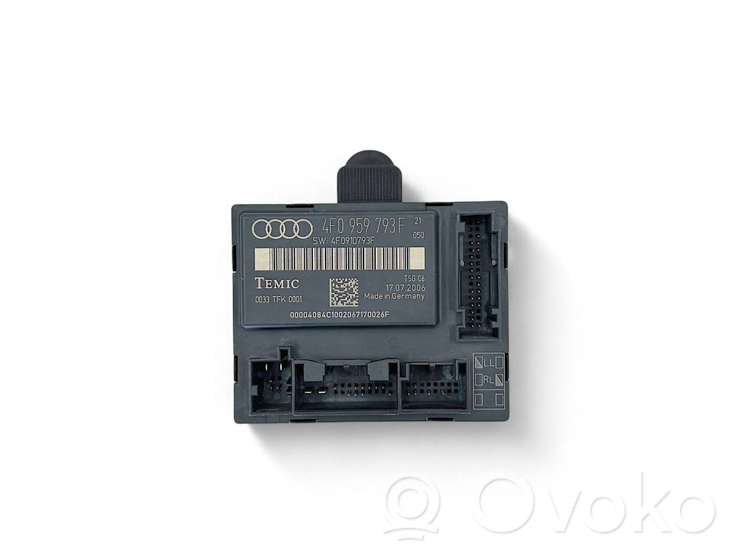 Audi A6 S6 C6 4F Door control unit/module 