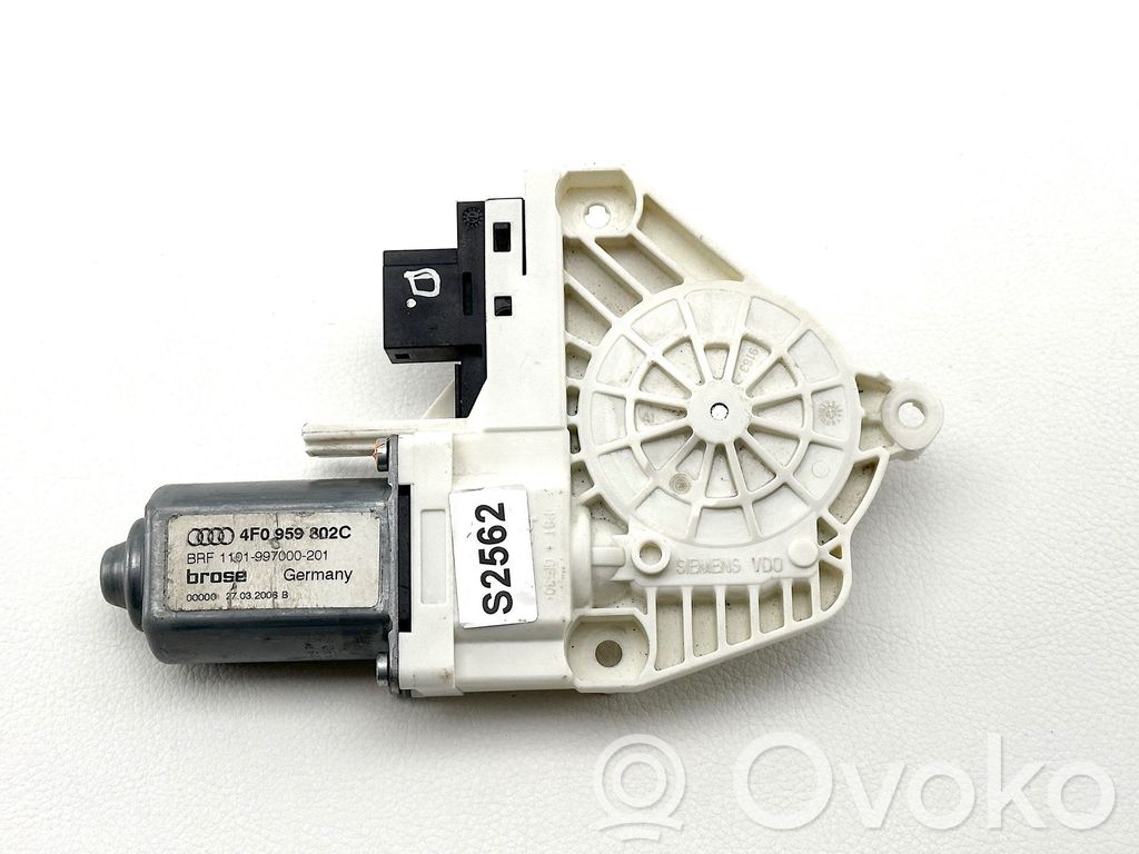 Audi A6 S6 C6 4F Motorino alzacristalli della portiera posteriore 