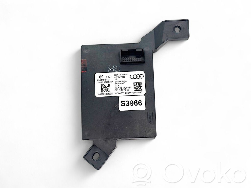 Audi A6 S6 C6 4F Keyless (KESSY) go control unit/module 