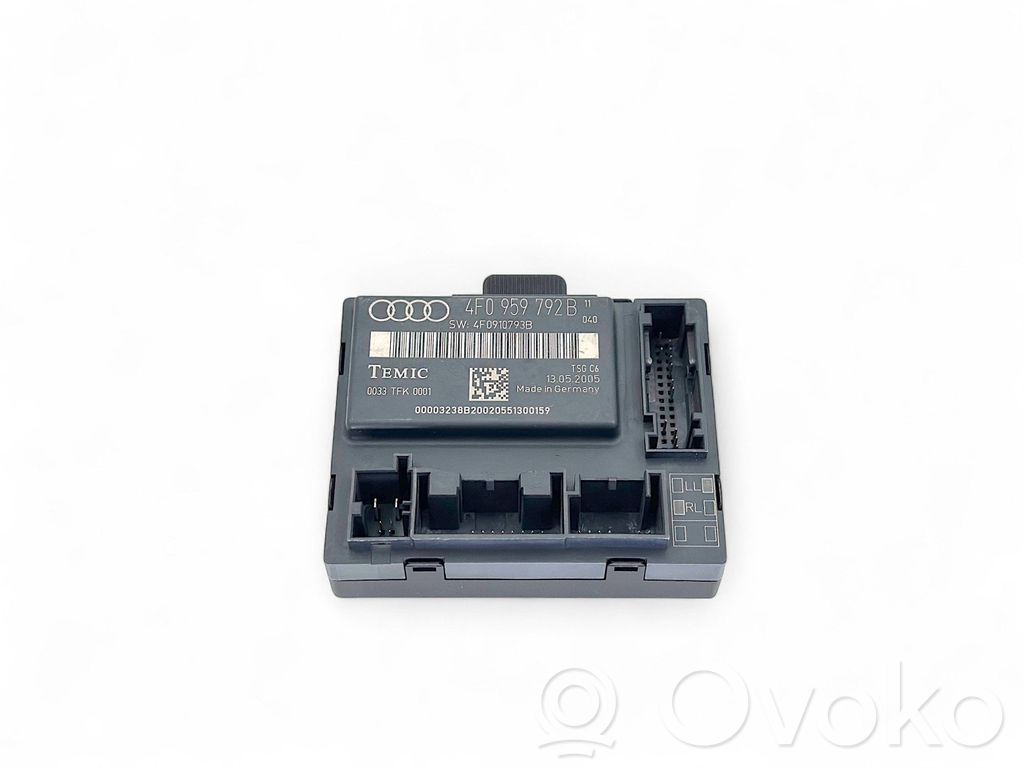 Audi A6 S6 C6 4F Door control unit/module 