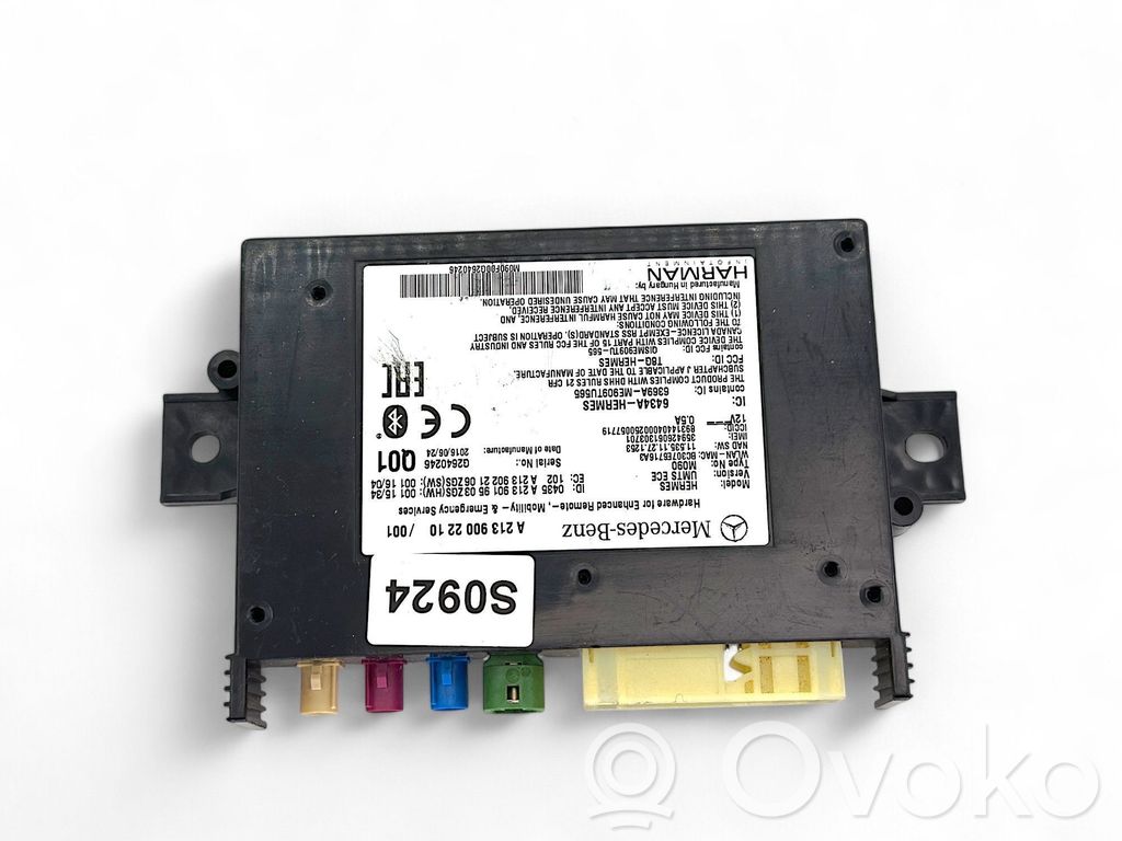 Mercedes-Benz A W176 Bluetooth control unit module 