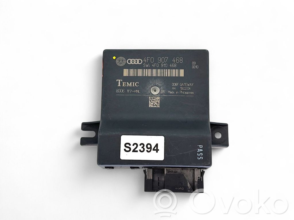 Audi A6 S6 C6 4F Gateway control module 