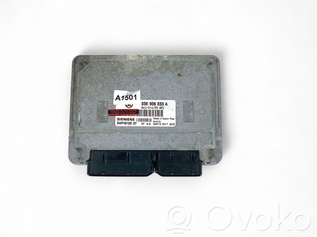 Skoda Fabia Mk1 (6Y) Engine control unit/module 