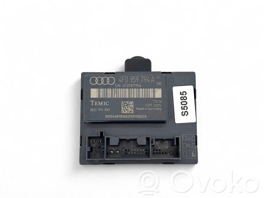 Audi A6 S6 C6 4F Door control unit/module 