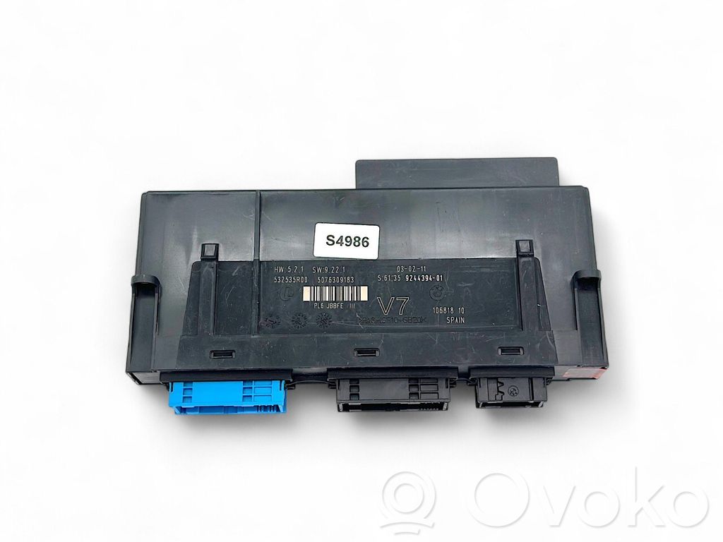 BMW 5 F10 F11 Modulo comfort/convenienza 