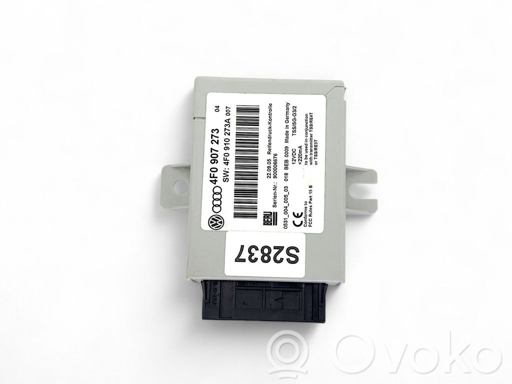 Audi A6 S6 C6 4F Tire pressure control unit 