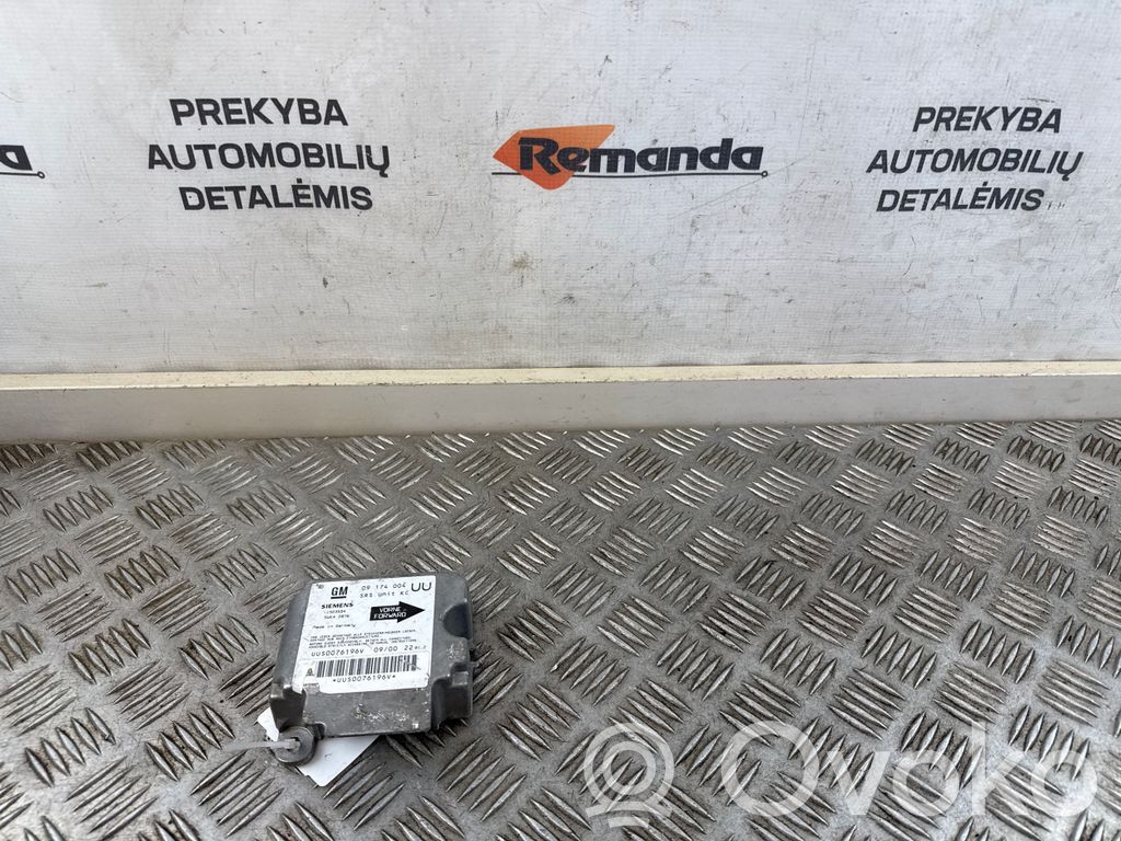 Opel Astra G Airbag control unit/module 
