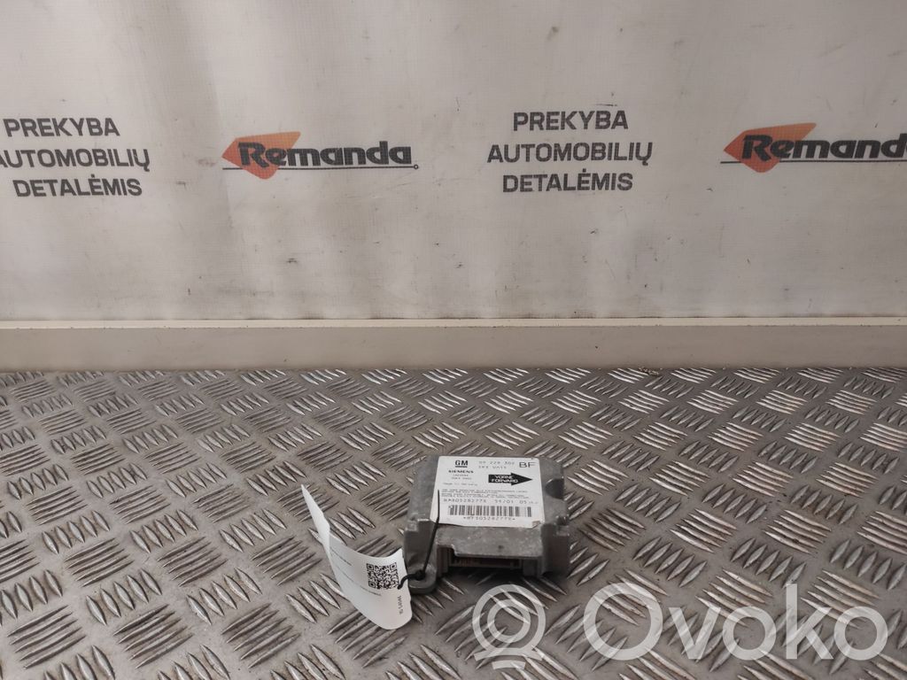 Opel Astra G Airbag control unit/module 