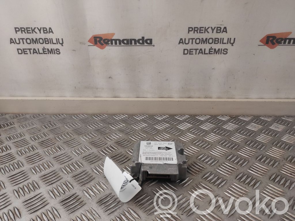 Opel Astra G Airbag control unit/module 