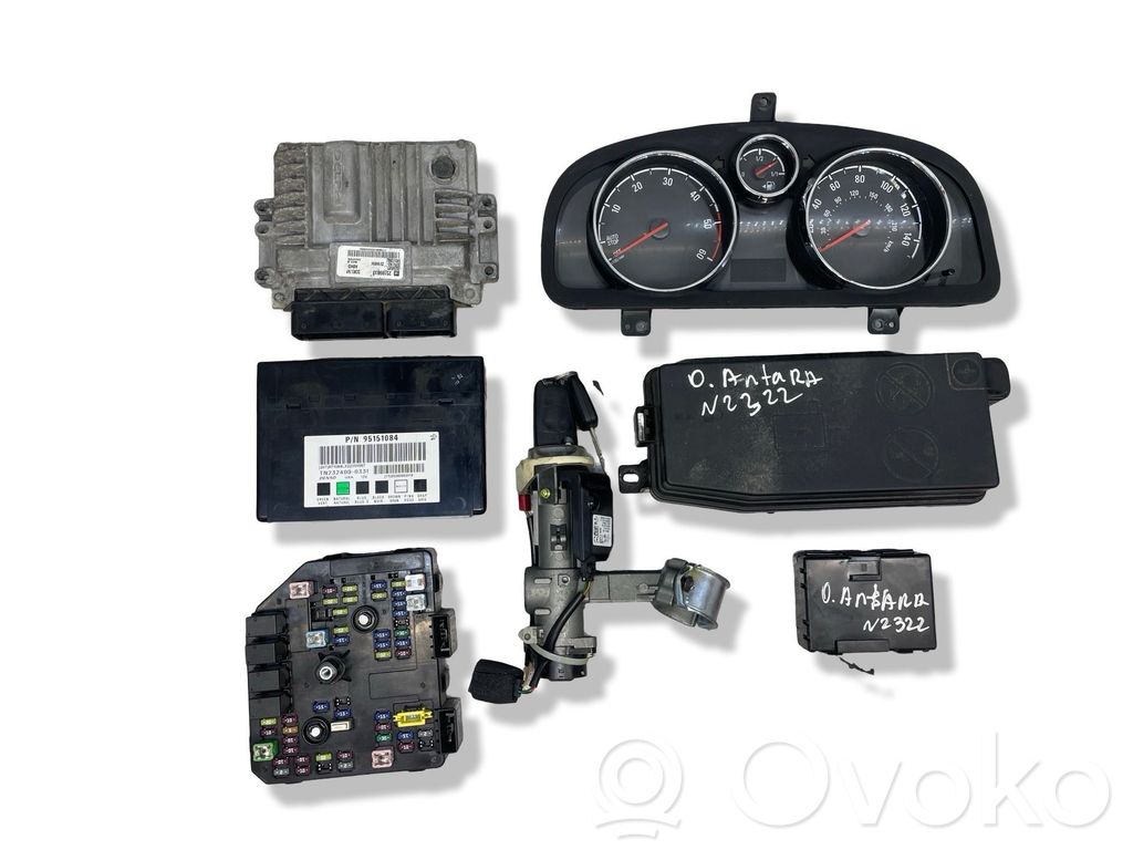 Opel Antara Engine ECU kit and lock set 