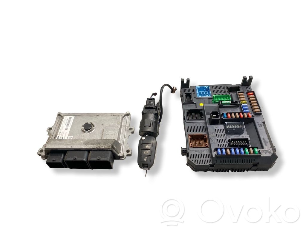 Peugeot 208 I Engine ECU kit and lock set 