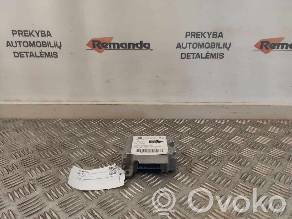 Opel Astra G Airbag control unit/module 