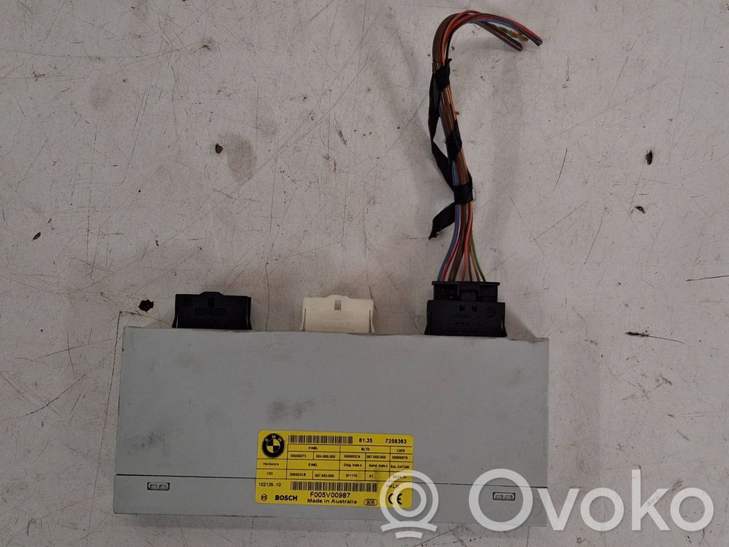 Sterownik / Moduł elektrycznej klapy tylnej / bagażnika   7258363,F005V00987