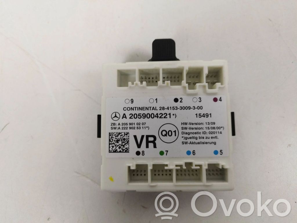 Mercedes-Benz C W205 Door control unit/module 