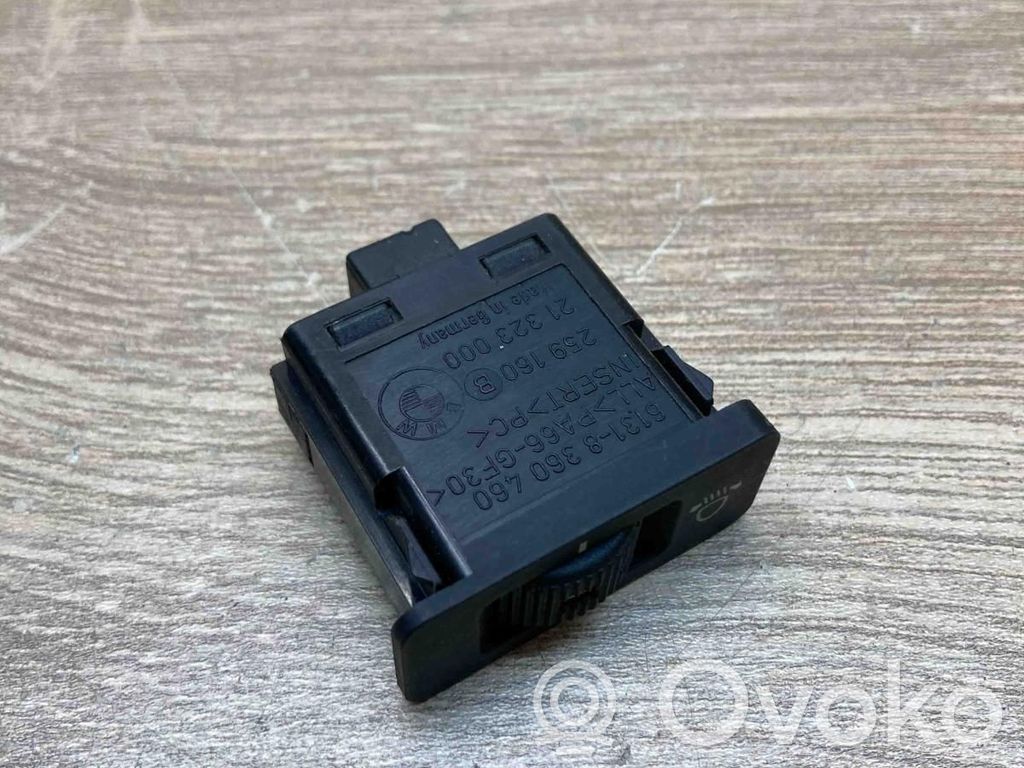 BMW 5 E39 Headlight level height control switch 