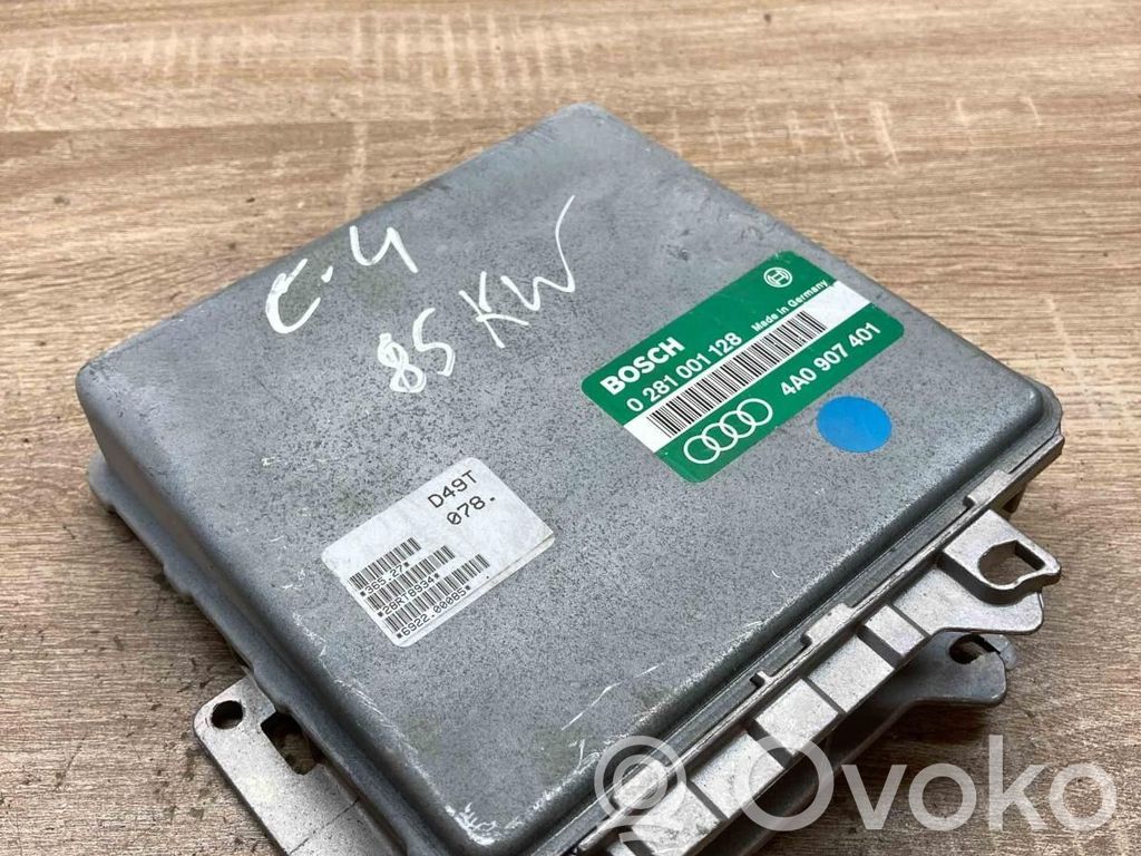 Engine control unit/module ECU   4A0907401,0281001128