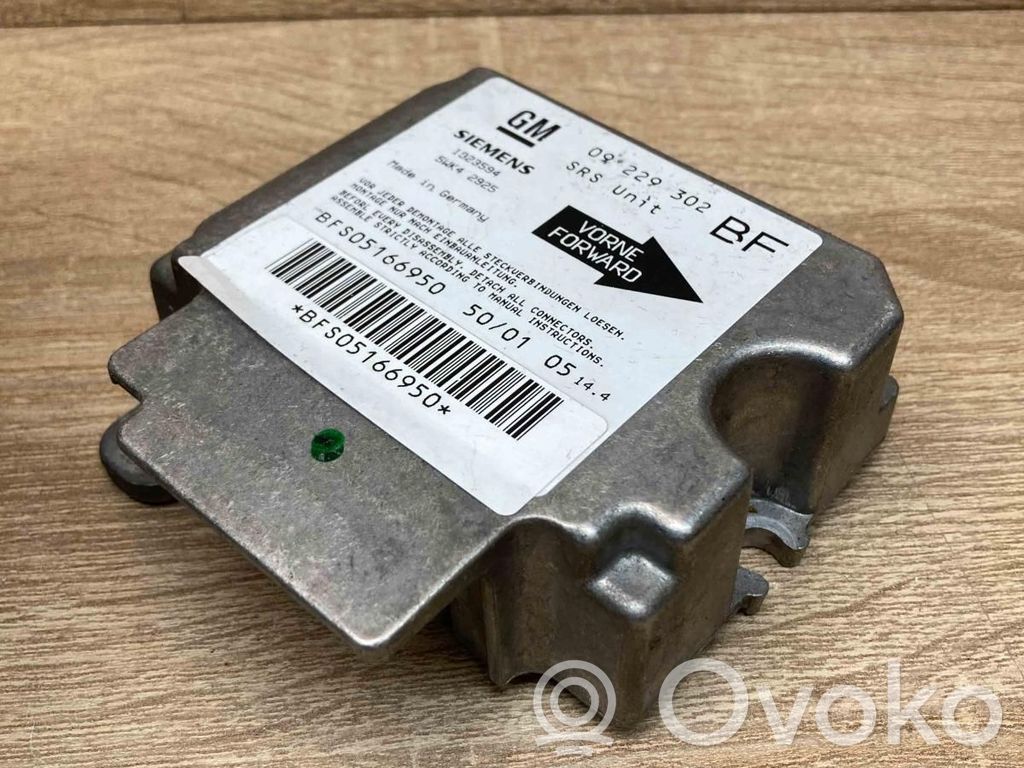 Opel Astra G Airbag control unit/module 