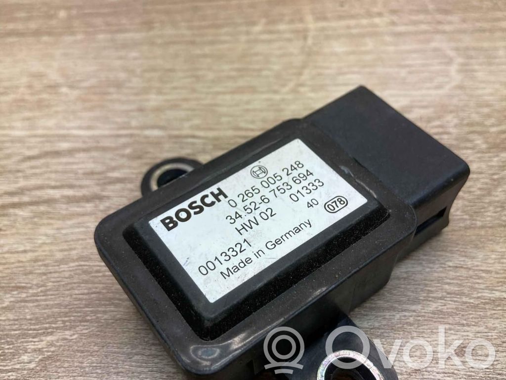 BMW X5 E53 ESP acceleration yaw rate sensor 