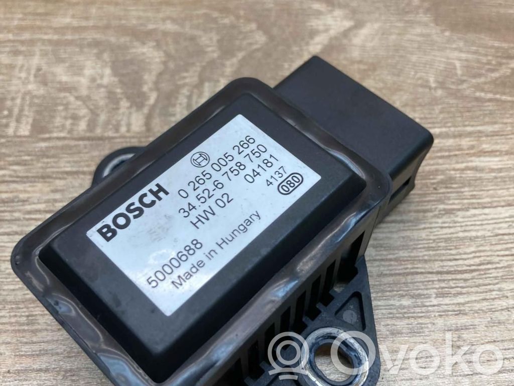BMW 5 E60 E61 ESP acceleration yaw rate sensor 