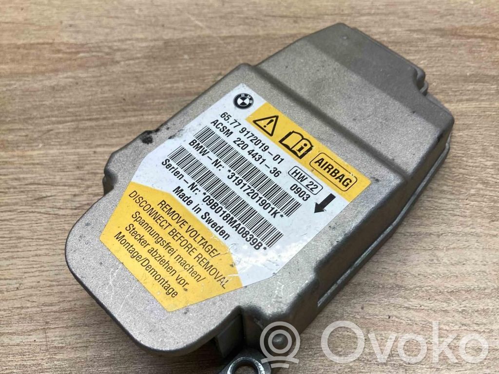 BMW 5 E60 E61 Airbag control unit/module 