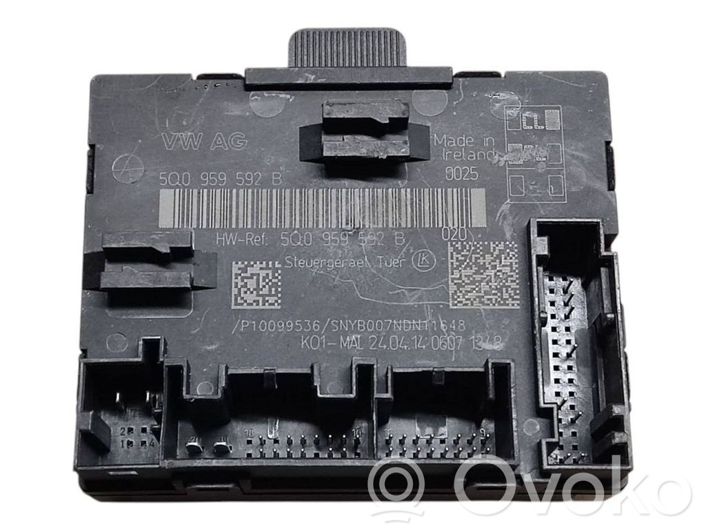 Audi A3 S3 8V Unidad de control/módulo de la puerta 