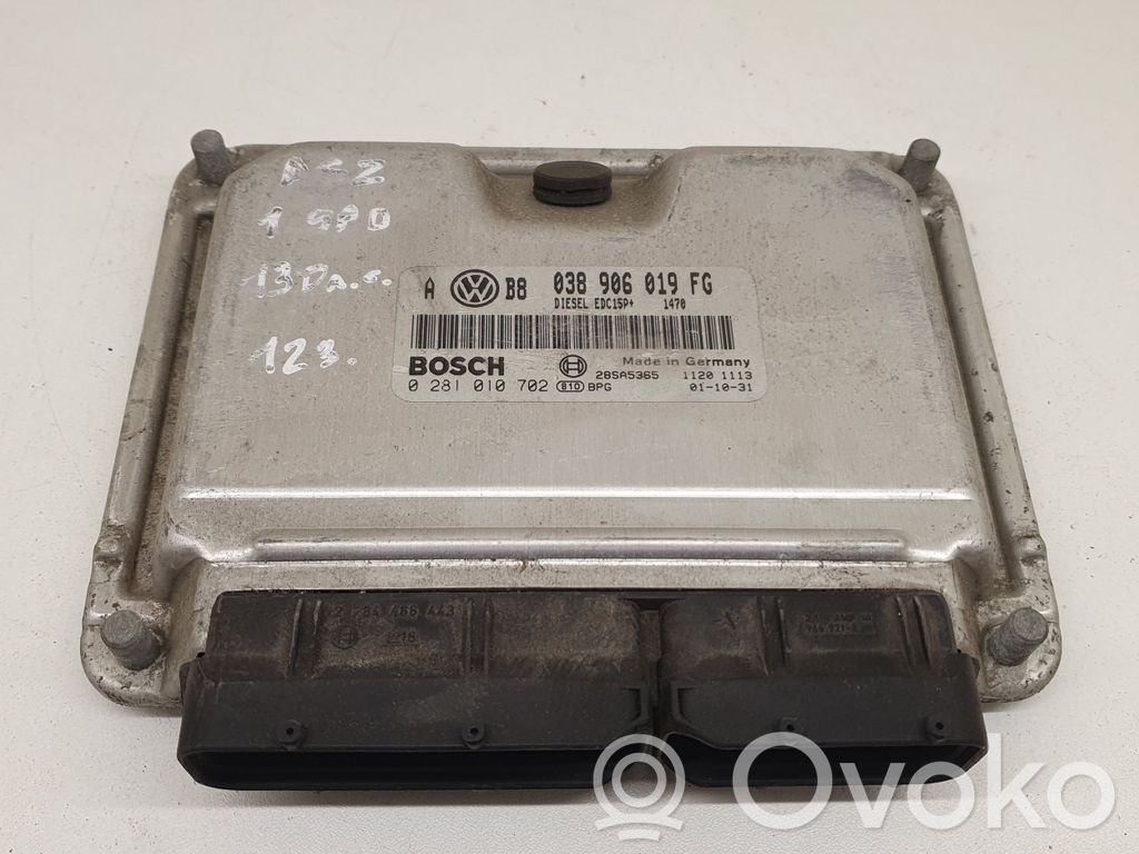 Engine control unit/module ECU   038906019FG,0281010702