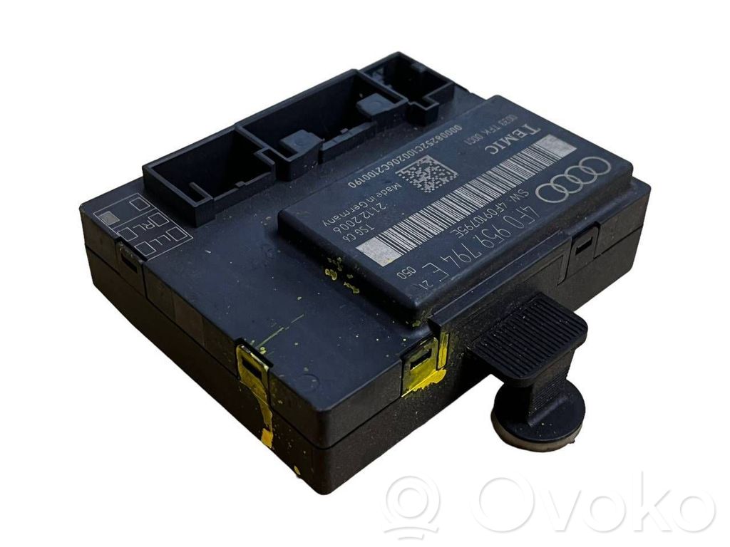 Audi A6 S6 C6 4F Unité de commande module de porte 