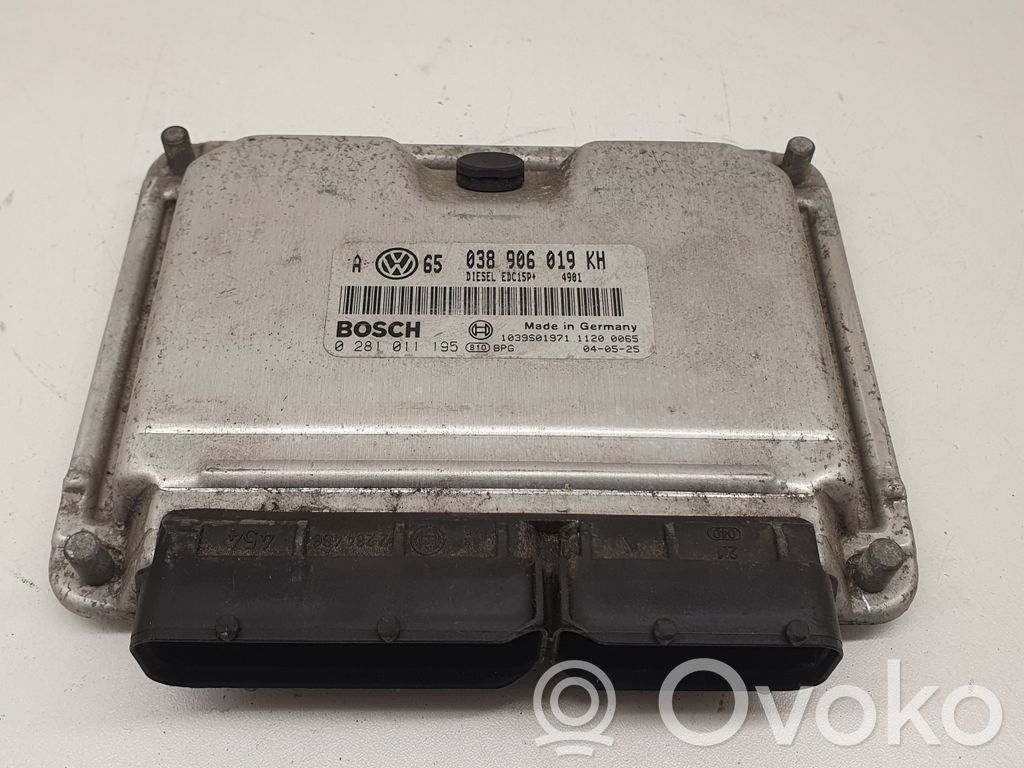 Engine control unit/module ECU   038906019KH,0281011195