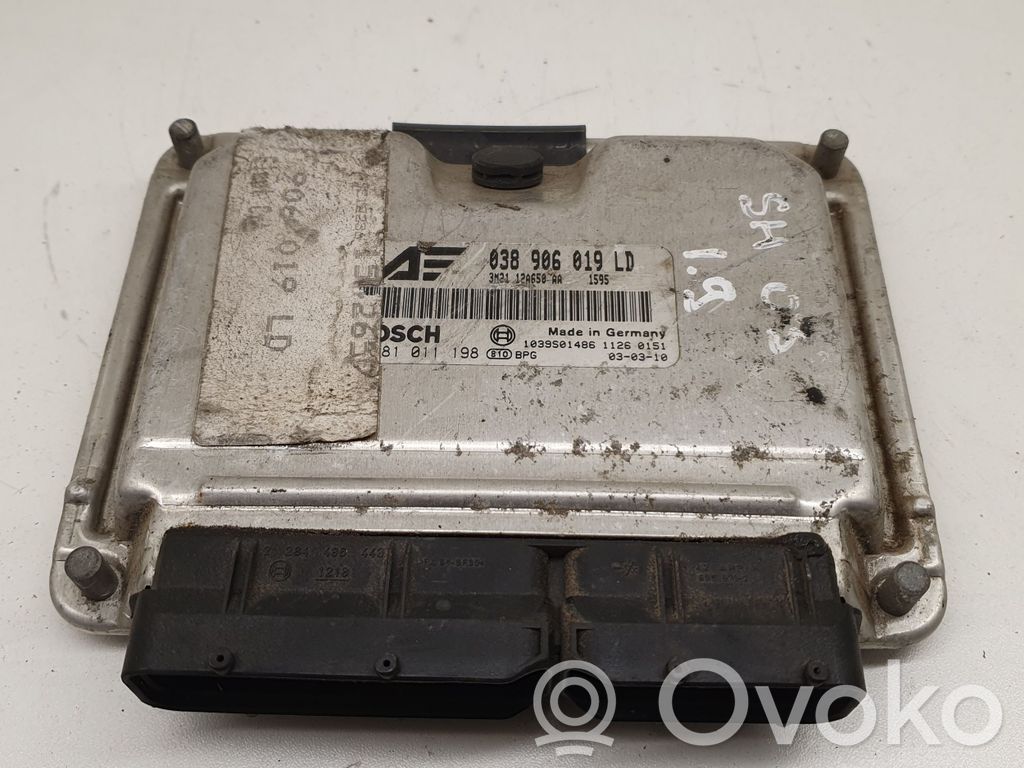 Audi A6 S6 C6 4F Unidad de control/módulo ECU del motor 