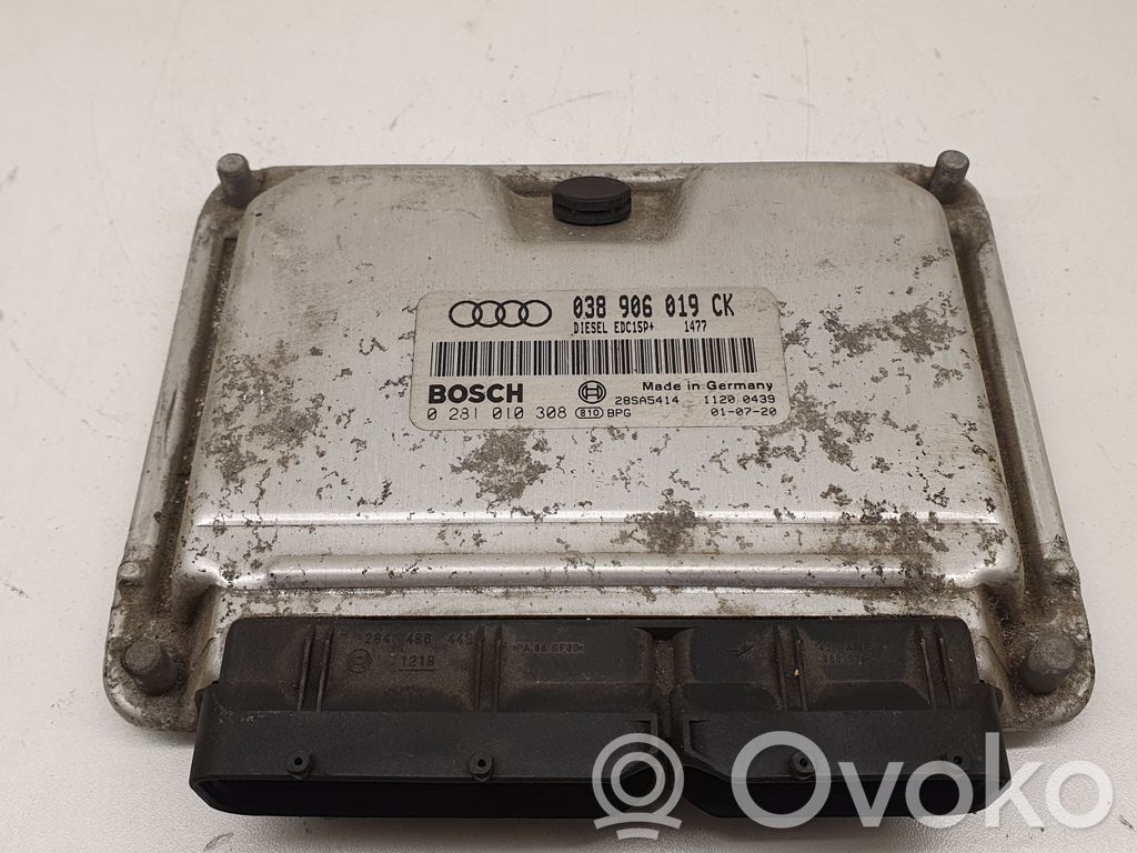 Engine control unit/module ECU   4Z7907401A,0281010445