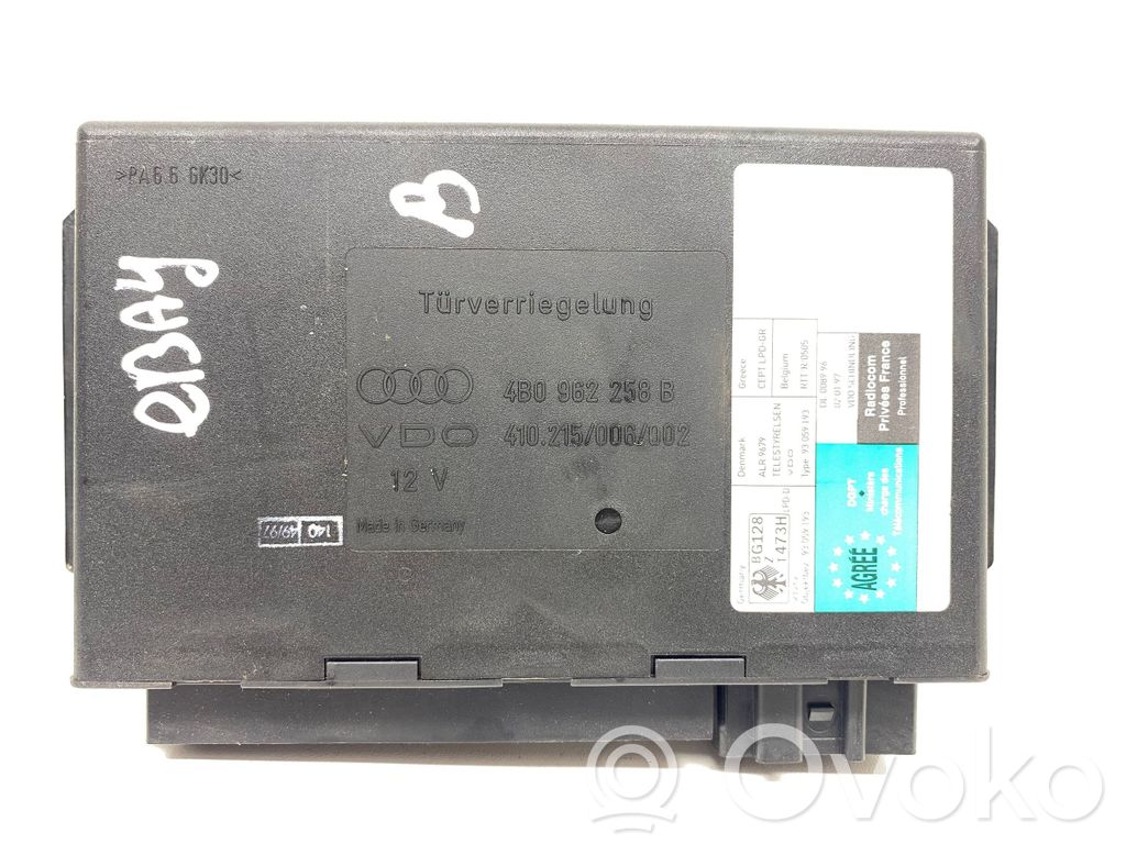 Audi A6 S6 C5 4B Mukavuusmoduuli 