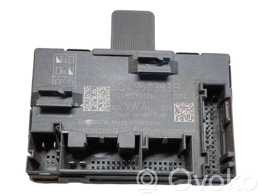Skoda Octavia Mk3 (5E) Unité de commande module de porte 
