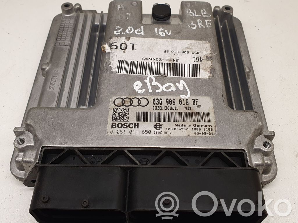 Volkswagen PASSAT B5.5 Engine control unit/module 