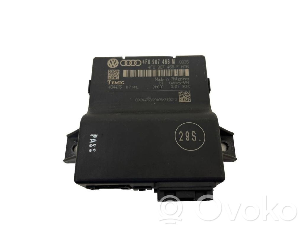 Audi A6 S6 C6 4F Módulo de control Gateway 