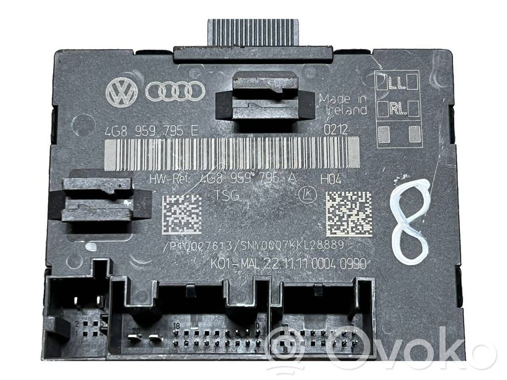 Audi A6 S6 C7 4G Unidad de control/módulo de la puerta 