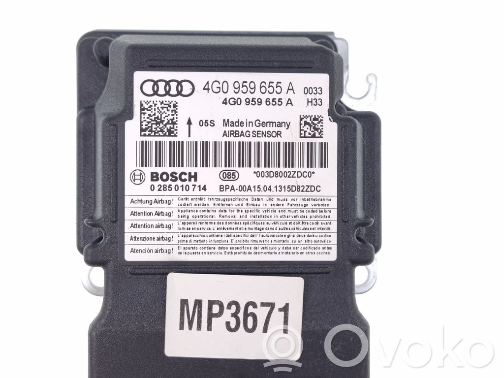 Audi A6 S6 C7 4G Airbag control unit/module 