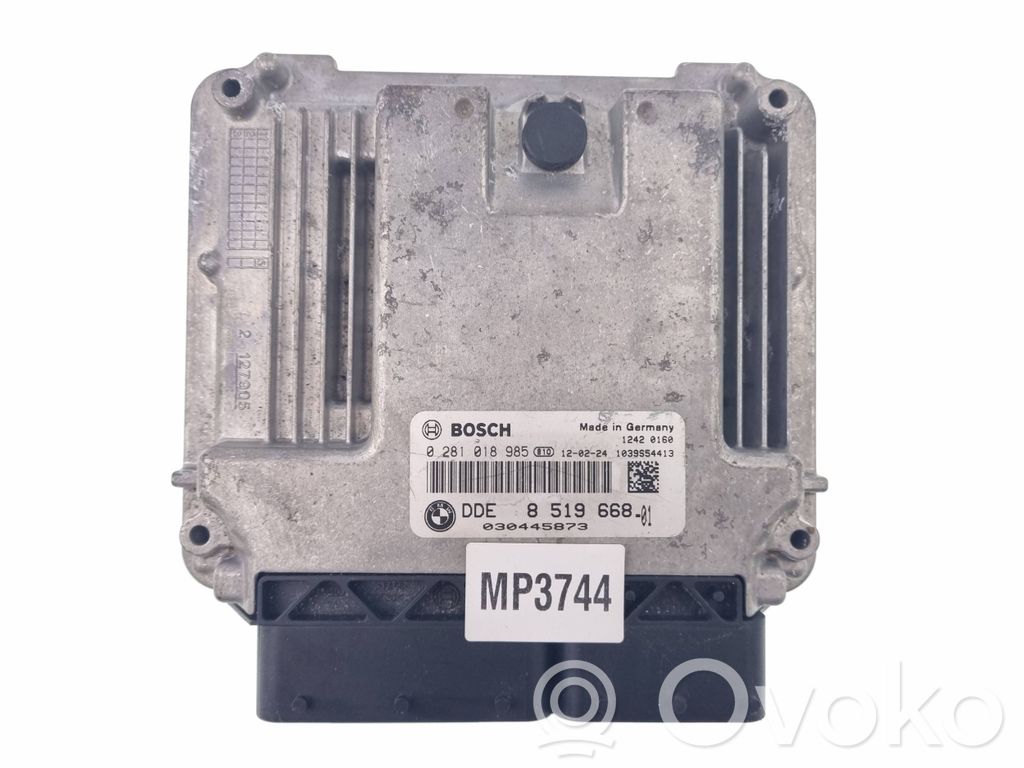 BMW 3 E90 E91 Unidad de control/módulo del motor 
