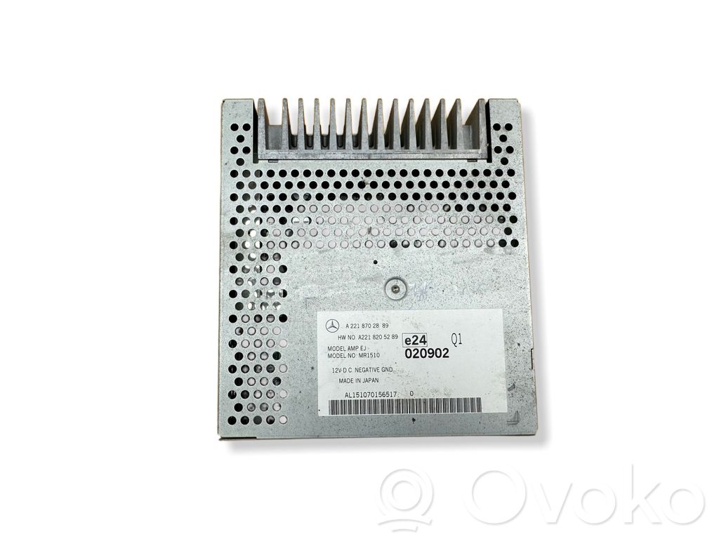 Wzmacniacz audio   A2218205189,A2218206689,A2218205289,A2218207689,A2218209089,A2218702889,A2218704689,A2219003402,A2219008004,AL151070156517
