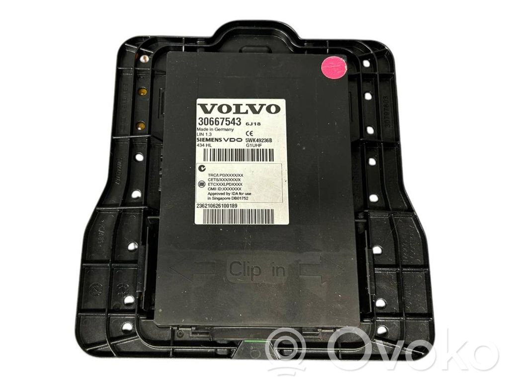 Volvo S80 Imobilaizera vadības bloks 