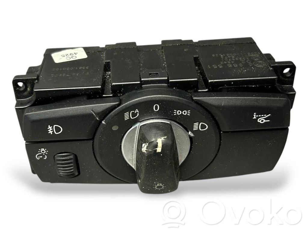 BMW 6 E63 E64 Interruptor de luz 