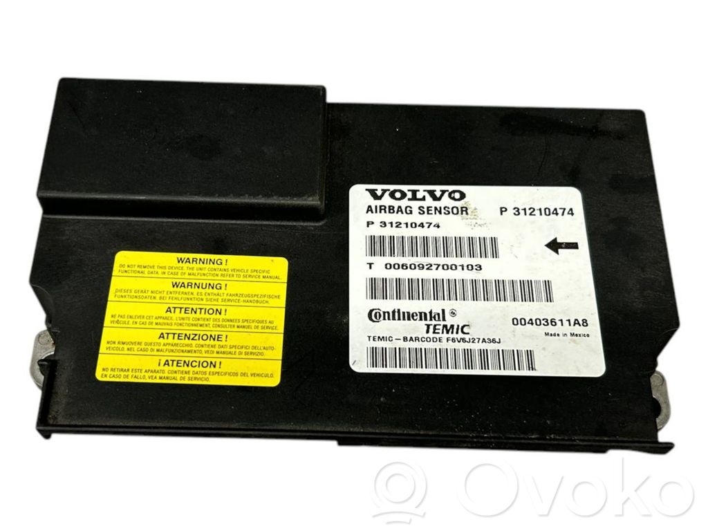 Volvo S80 Airbagsteuergerät 