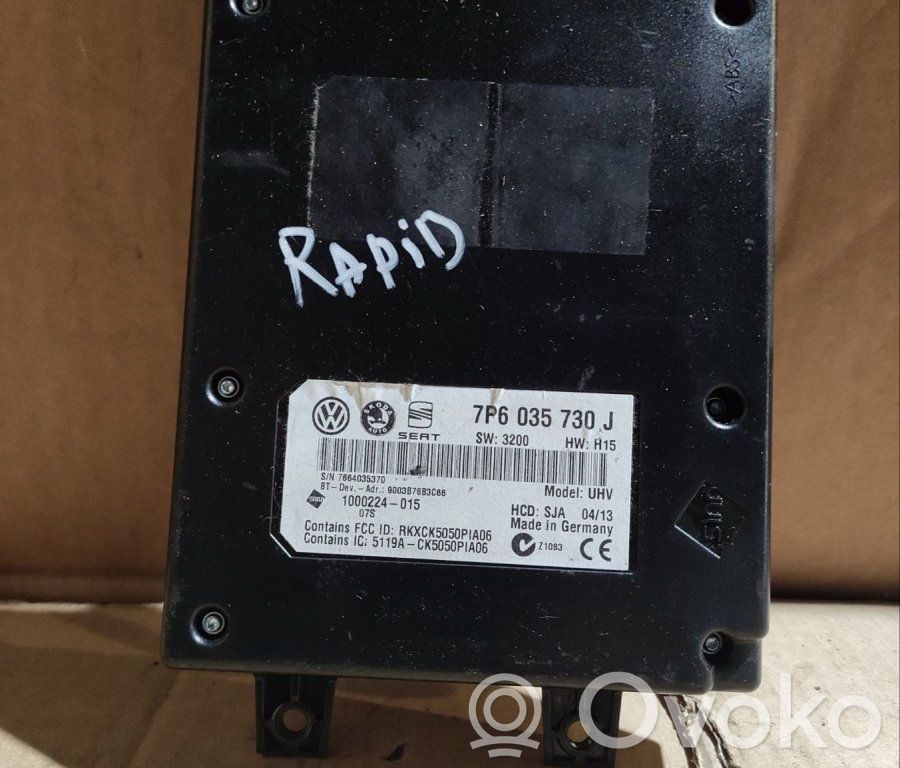 Skoda Rapid (NH) Unidad de control/módulo del teléfono 