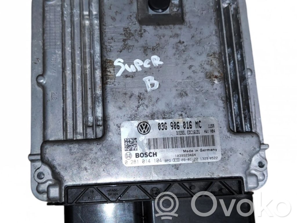 Skoda Superb B5 (3U) Engine control unit/module 