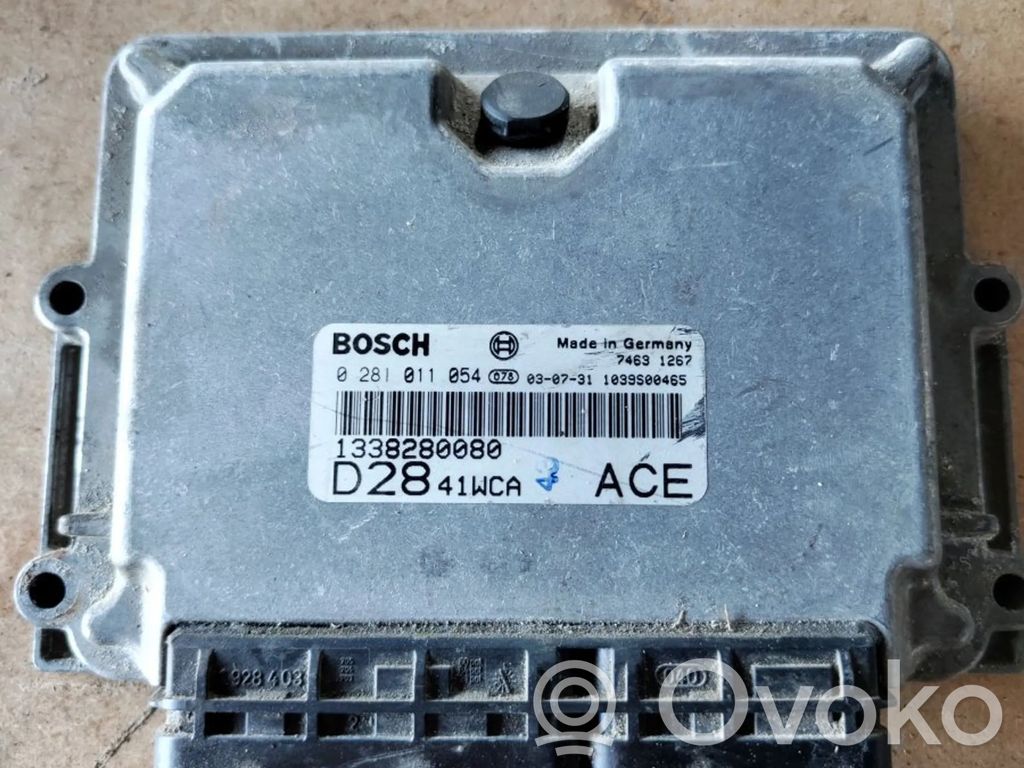 Peugeot 307 Unitate/modul de control motor 