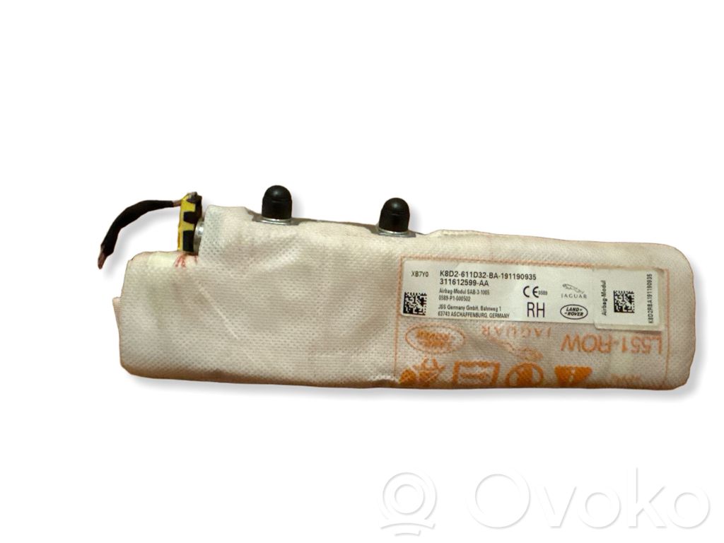 Poduszka powietrzna Airbag fotela   0589P1000502,311612599AA,K8D2611D32BA