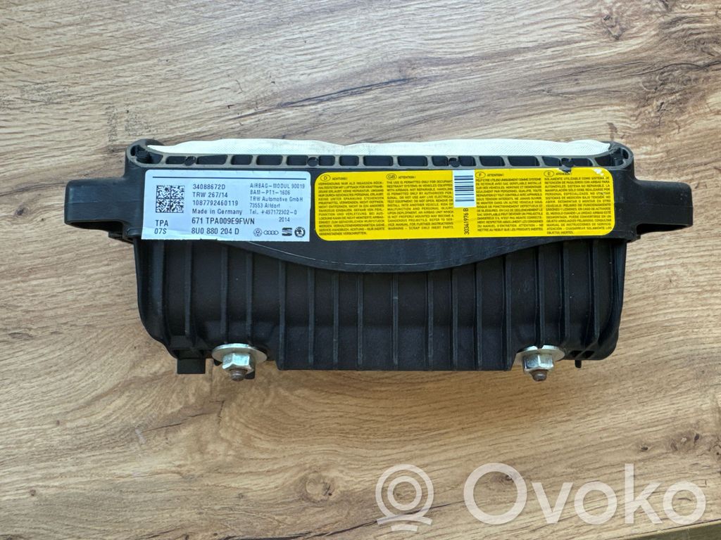 Poduszka powietrzna Airbag pasażera   8U0880204D,1087792460119,34088672D